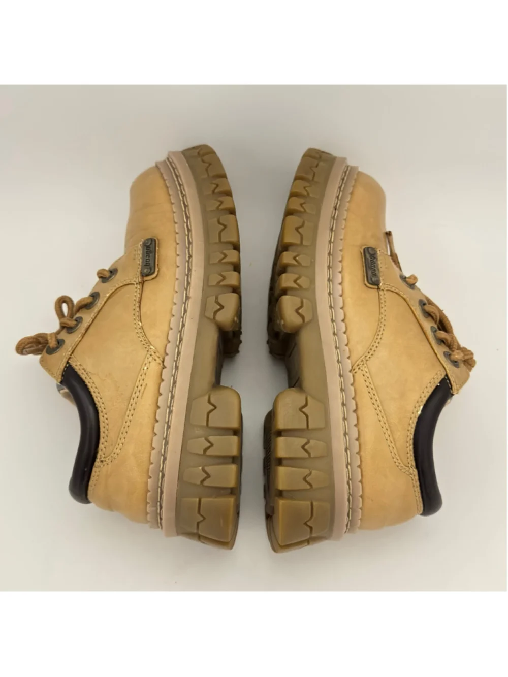 Vintage Bongo Chunky Platform Lug Sole Oxford Lace Up Boot Shoes Size 7M